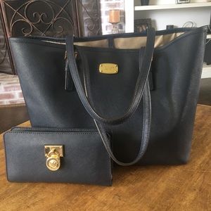 Michael Kors Purse with matching wallet.